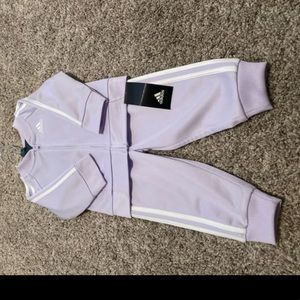 Baby girl adidas track suit